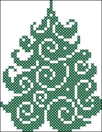 Снежинка по клеточкам