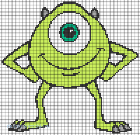 Корпорация монстров Майк Вазовски рисунок