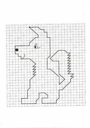 Графический диктант сложный