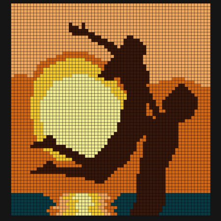 Рисунки по клеточкам персонажи