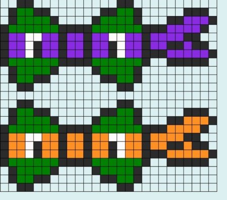 Ниндзя по клеточкам