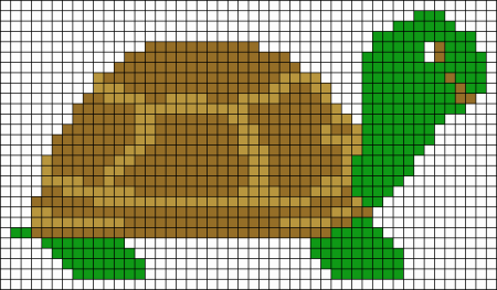 Термомозаика схемы Черепашки ниндзя