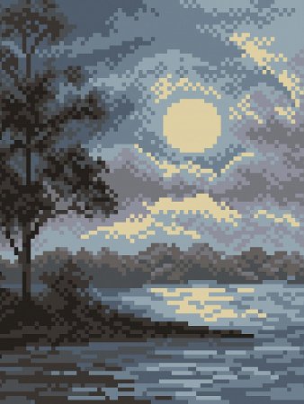 Матренин Посад вышивка море