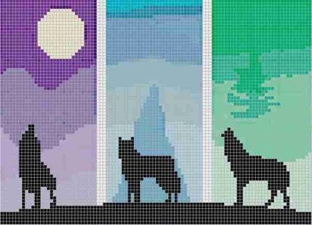 Фенечки с волком