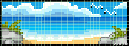 Фенечки с пейзажем