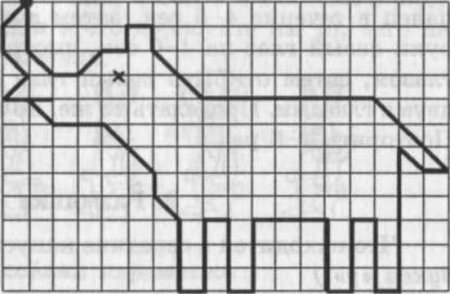 Графический диктант носорог для 1 класса Холодова