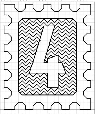 Геометрические рисунки по клеточкам