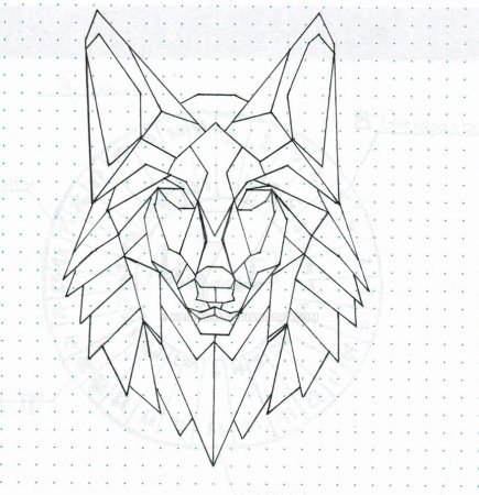 Геометрические головы животных