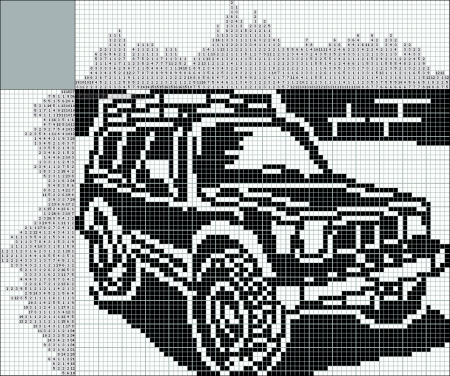 Машина по клеточкам