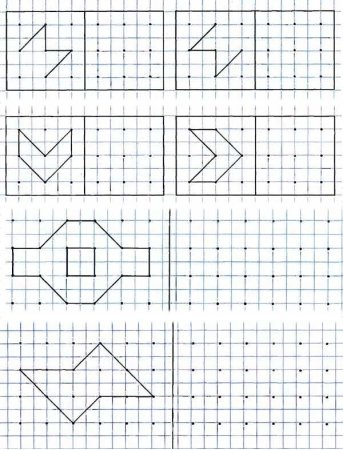 Повтори узор по клеткам