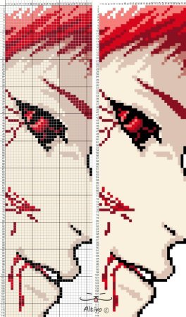 Аниме по клеточкам