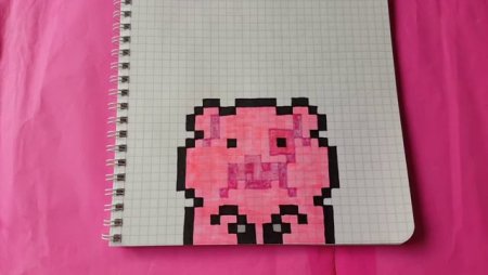 Гравити Фолз по клеточкам маленькие