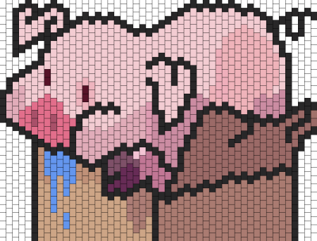 Рисунки по клеточкам большие