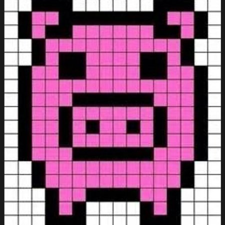 Рисование по клеточкам чипсы