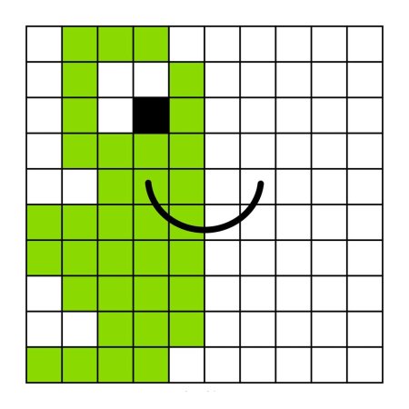 Дорисовать вторую половину рисунка по клеточкам