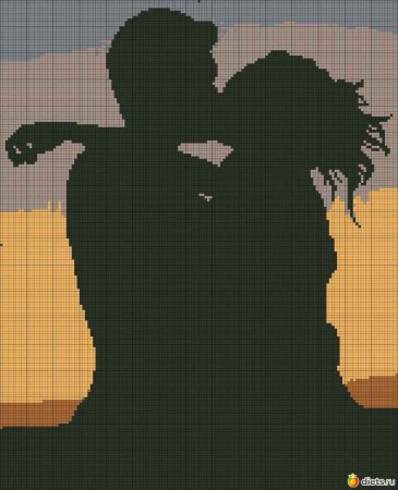 Вышивка крестом пары