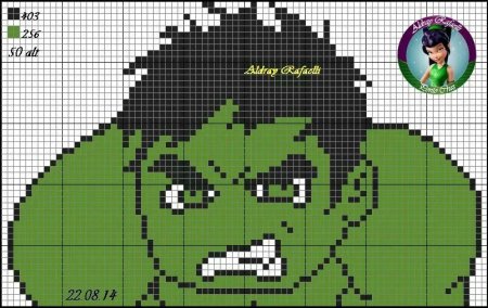 Халк по клеточкам