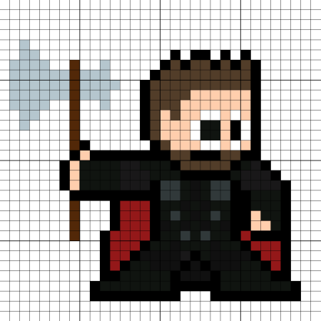 Супергерои в пикселях