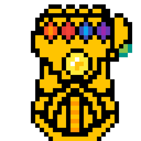 Pixel Infinity Gauntlet