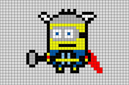 Миньон по клеточкам