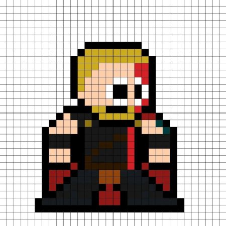 Локи пиксель Марвел