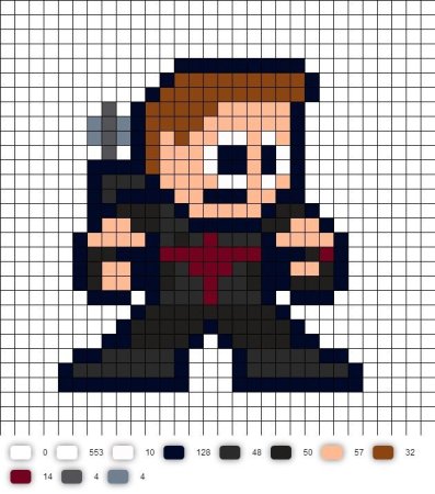 Мстители по клеточкам