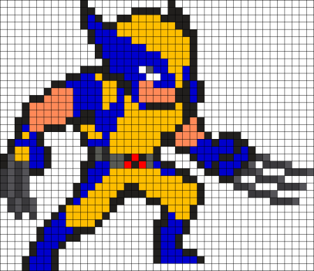 Персонажи из пикселей