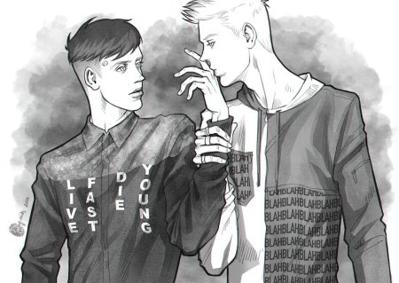 Антон Шастун и Арсений Попов арт