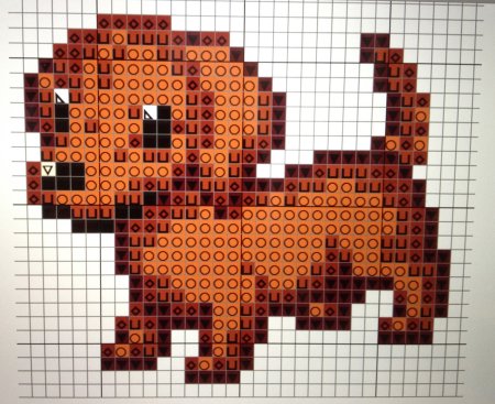 Схемы детских вышивок собака