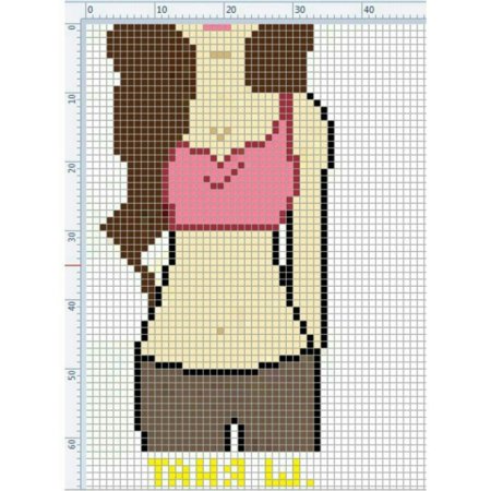 Платье по клеточкам