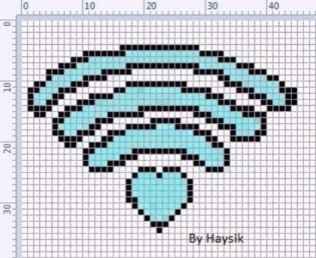 Рисунки по клеточкам соц сети