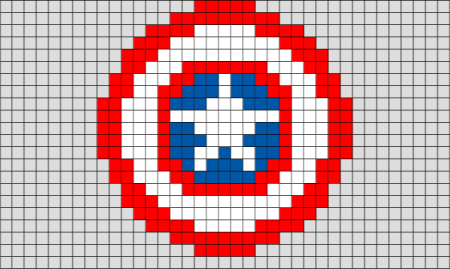 Щит капитана Америки в Майнка