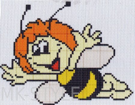 Вышивка крестиком Пчелка
