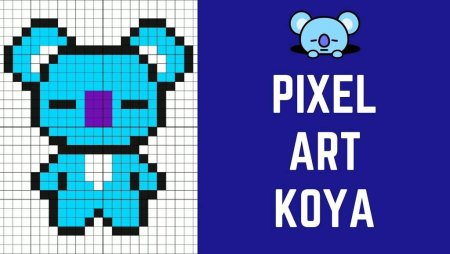 Рисование по клеточкам BTS