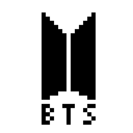 Рисование по клеточкам BTS