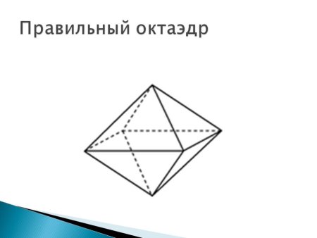 Правильные многогранники октаэдр