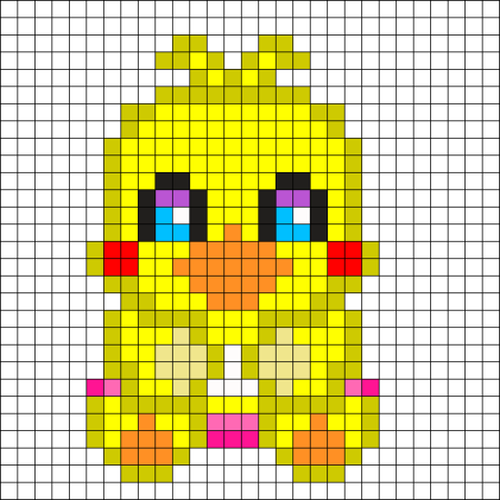 Рисование по клеточкам ФНАФ