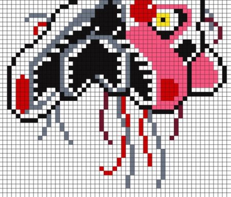 Фредди ФНАФ пиксельный