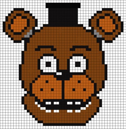 Фредди по клеточкам Бонни