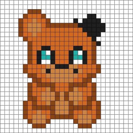 Рисование по клеточкам ФНАФ