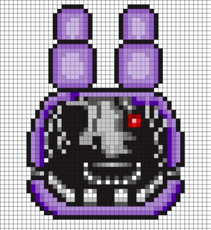 Фредди ФНАФ пиксельный