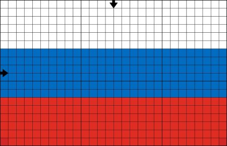 Вышивка российский флаг схема