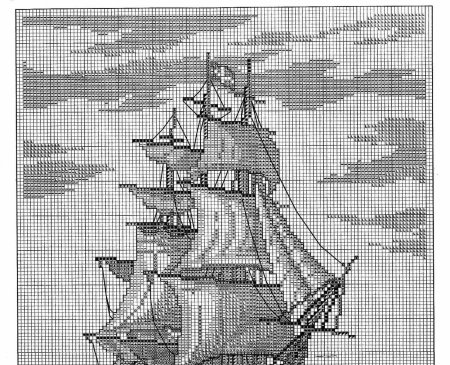 Рисунок по клеткам графический