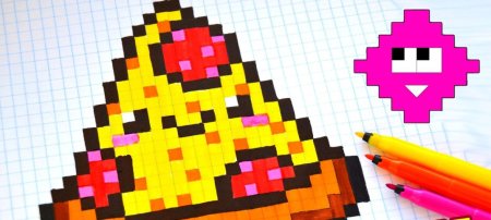 Пикселька рисунки по клеточкам легкие