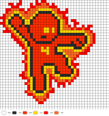 Фантастические рисунки по клеточкам