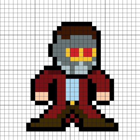 Стражи Галактики пиксель арт