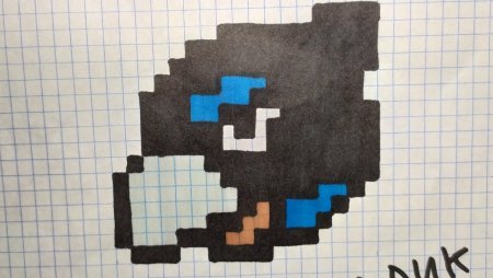 Рисунки по клеточкам в тетради БРАВЛ