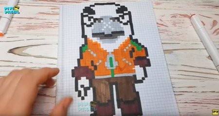 Браво старс по клеточкам ворон