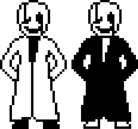 Undertale Гастер спрайт