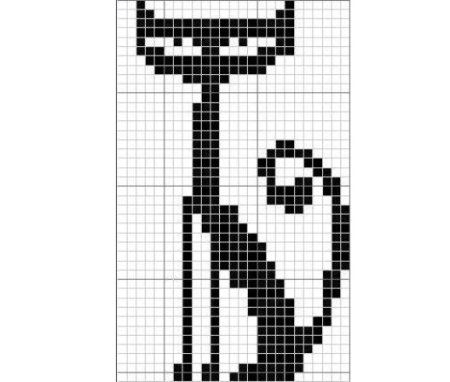 Диктант по клеточкам кошка